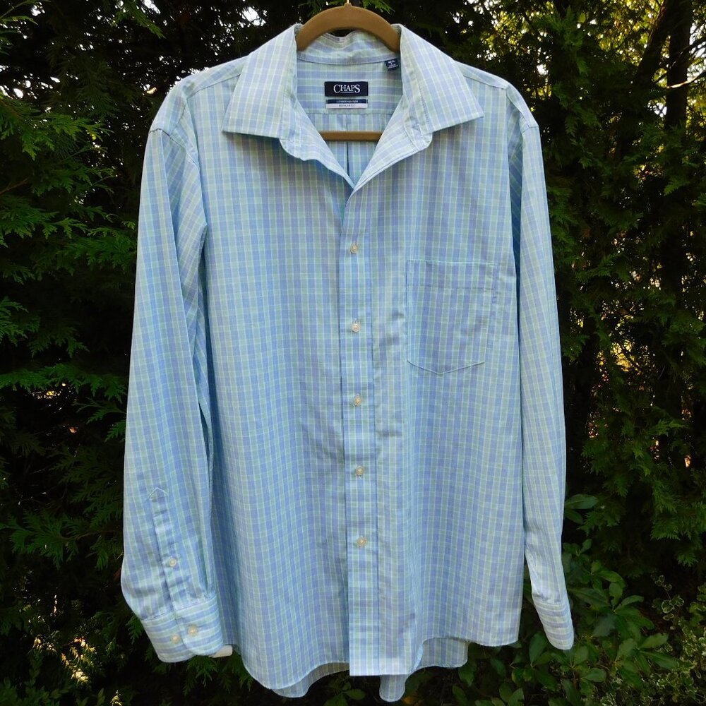 Chaps Mens Ultimate Non-Iron Regular Fit Buttondown Top